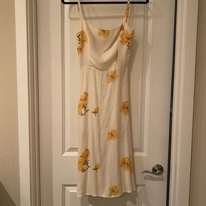 Reformation Floral Midi Constance Dress